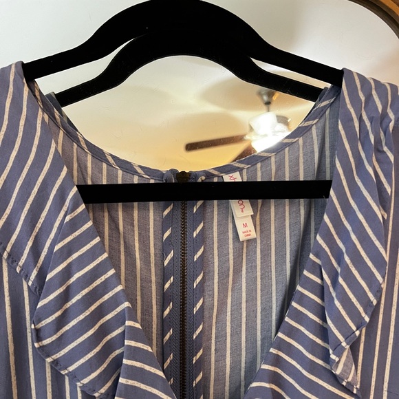 Blue & White Striped Sundress - Picture 2 of 2